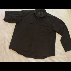 Large Suede Long Sleeve